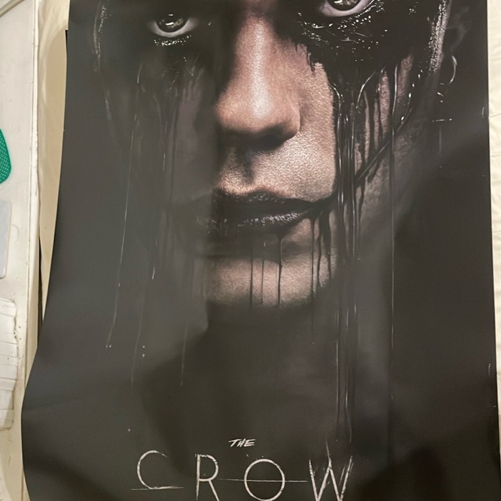 THE CROW - official 27x40 D/S Movie Theater Poster 2024 Bill Skarsgard FKA twigs